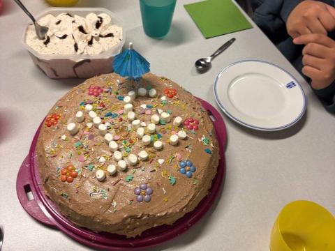 Celebrating a 16th birthday in home economics