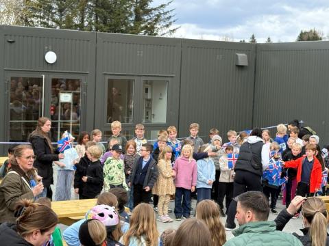 Eygló Guðmundsdóttir, aðstoðarskólastjóri setti hátíðina