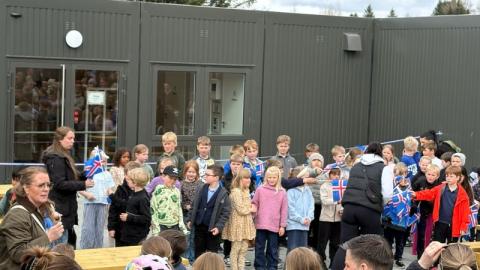 Eygló Guðmundsdóttir, aðstoðarskólastjóri setti hátíðina